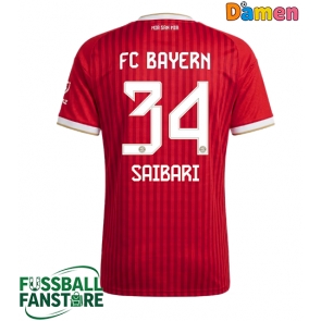 Bayern Munich Ismael Saibari #34 Replik Heimtrikot Damen 2026-27 Kurzarm